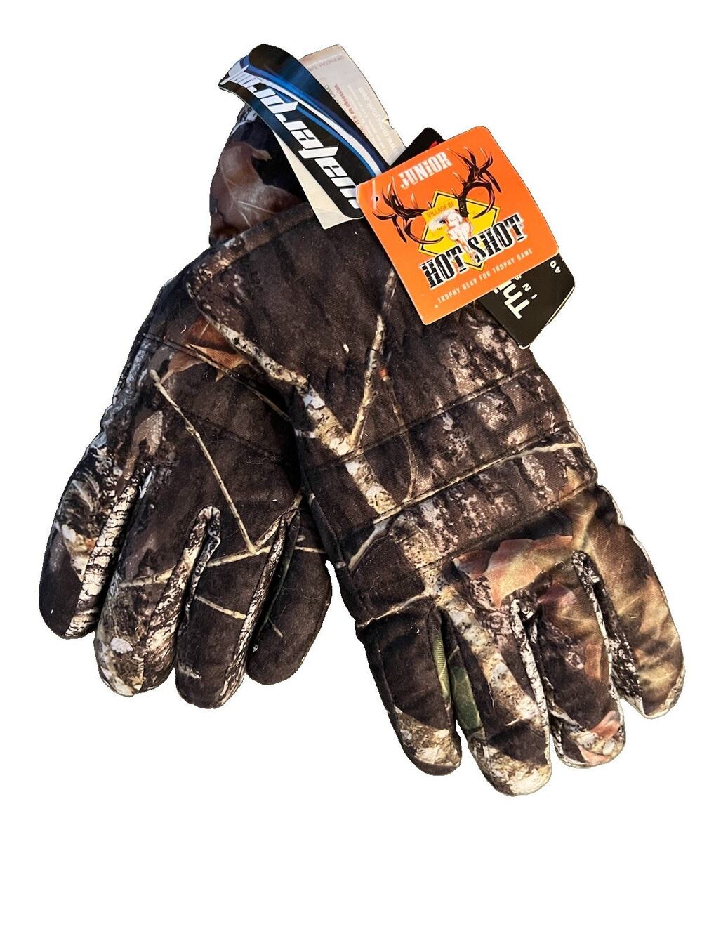 NWT Mossy Oak Hot Shot Junior Hunting Gloves Youth Large YL Waterproof 40gm Insl